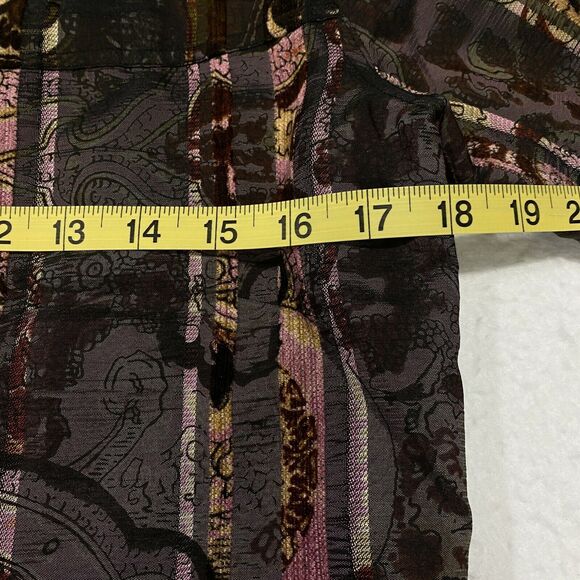 Acorn Blazer Women's XS Brown Open Front and Pink Fall Thanksgiving Natural - Picture 8 of 10